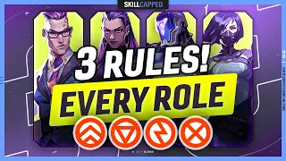 3 GAME CHANGING Rules for EVERY Agent Role! - Valorant Guide