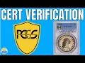 How To Verfiy PCGS Coin Slabs