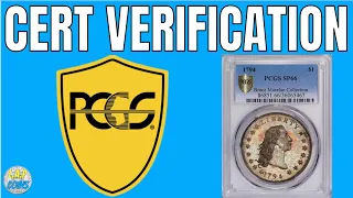 How To Verfiy PCGS Coin Slabs