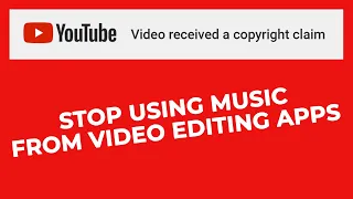 stop using music from video editing apps 