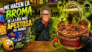 REACCIONANDO A LA BROMA DE LA LATA APESTOSA 🤢🤮😷