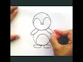 Penguin Drawing Very Easy Penguin Drawing Step by Step