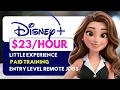 Disney Hiring Remote Little Experience Entry Level Remote Work From Home Jobs 2026