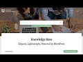 Lore - Elegant Knowledge Base WordPress Theme Free Download