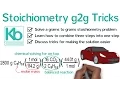 Stoichiometry Tricks