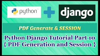 Python Django Tutorial Part 10 PDF Generate Session