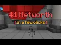 How I Got NETWORTH In A Few Clicks Hypixel Skyblock