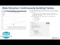 MCC Melody Data Streamer Library Continuously Sending Frames
