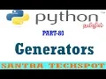 80 Generators in Python Python Tutorial in Tamil