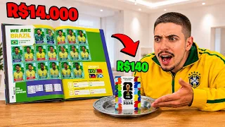 CRIEI MEU PRÓPRIO ÁLBUM DA COPA 2026 (versão econômica)