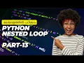 Python Nested Loops Patterns Malayalam Tutorial for Beginners Part 13