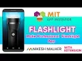 Make Professional Android Flashlight App In MIT App Inventor with extension