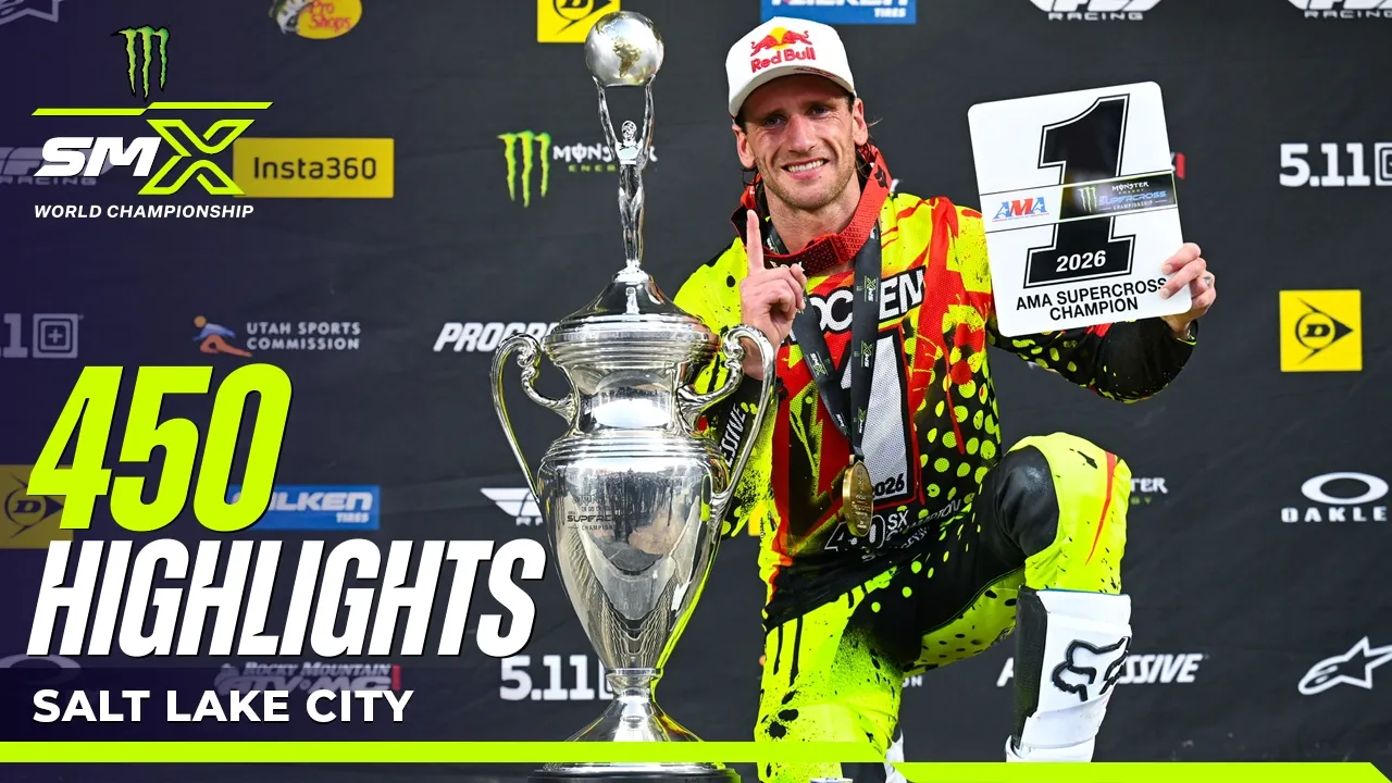 450 Class Highlights | Round 17 Salt Lake City | Supercross 2026