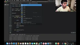 Python Flask REST API POST part 2