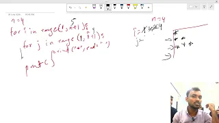 Nested Loop Star Pattern Part 1 In Python In Hindi
