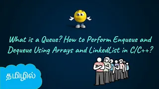 Queue Implementation Using Arrays and LinkedList in Enqueue Dequeue DSA in Tamil