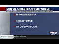 Ruston Police arrest reckless 18-wheeler driver following multi-agency pursuit