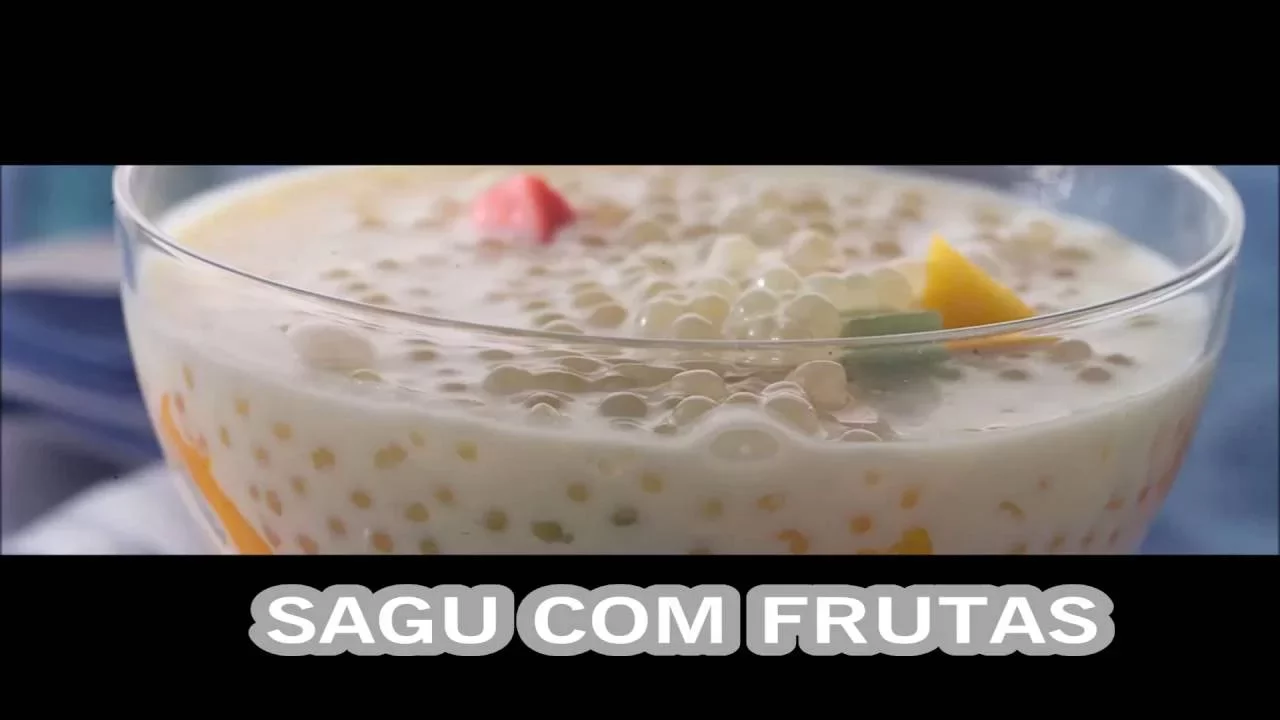 Sagu de vinho/ sopa fria Ola, tudo bem? Nesse vídeo de hoje eu trouxe uma sobremesa deliciosa e bem . 