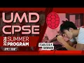 UMD CPSE Jumpstart Your Engineering Career Summer Program