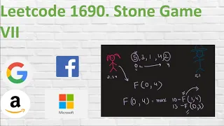 Leetcode 1690 Stone Game VII