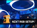 Installing NZXT AER RGB 2 Fans and Hue 2 LED strips in the H510 Case using the RGB Fan Controller