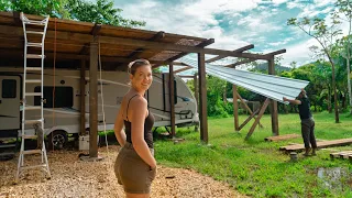 GIANT STEP COMPLETED ON OUR OFF GRID JUNGLE PROPERTY!