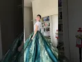 GRWM Anna Frozen Cosplay Costume ballgown dress