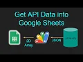 GET JSON API Data into Google Sheets Apply IT Fetch REST API Access any JSON API