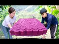 Download Lagu First time: Making giant purple sweet potato cake requires 2 people to carry | Lý Thị Hoa