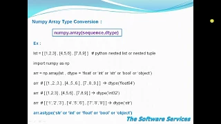 07 NumPy Array Type Conversion