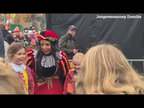 Video Verslag van de sinterklaasintocht in het centrum van Emmen op 16 november 2024, gemaakt door Jongerenomroep Drenthe.