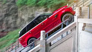 Download Range Rover Sport Climbs 999 Steps!! Dragon Challenge MP3