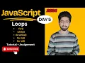 Loops in JavaScript for while do-while for-in for-of Web Development Course 2024 lecture 5