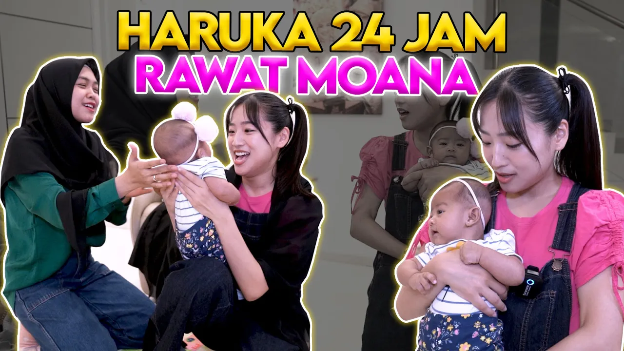 Ngakak Banget.. HARUKA 24 JAM RAWAT MOANA..
