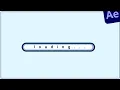 Loading Bar Animation in After Effects Tutorials