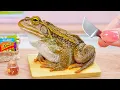 Download Lagu Catching Frog In Garden 🐸 Best Miniature Cheetos Fried Frog Leg Cooking Recipe 😍 Tina Mini Cooking