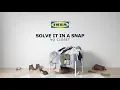 No Closet Solve It In a Snap by IKEA
