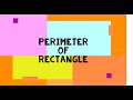 Math 2 Code with Python - Perimeter of Rectangle