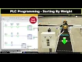 PLC Programming - Sorting By Weight Factory IO Simulation