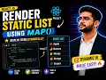 Render Static List using map
