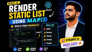 Render Static List using map