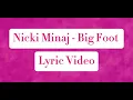 @nickiminaj big foot (Acapella version)
