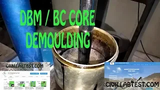 BC CORE DEMOULDING Marshalls Blouse design asphalt BC Mix design