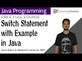 Switch Statement with Example in Java Lesson 19 Java Programming Learning Monkey