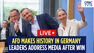 LIVE Germany Election Results: AfD Leaders Weidel & Chrupalla React After Saxony-Anhalt Win | N18G