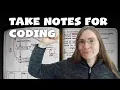 How to take notes for coding - Why I was never trapped in the tutorial hell