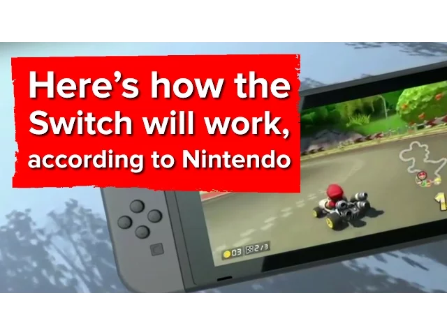 Here's how Nintendo Switch will work, according to Nintendo