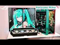 🍎 My Most Crazy PC build | ROG × Hatsune Miku Epic PC Build, Aesthetic Setup \u0026 Miku Figure Haul