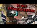 FC RX-7 ePowerSteering com kit install