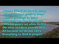 What a Friend We Have in Jesus (Tune: Converse - 3vv) [with lyrics for congregations]